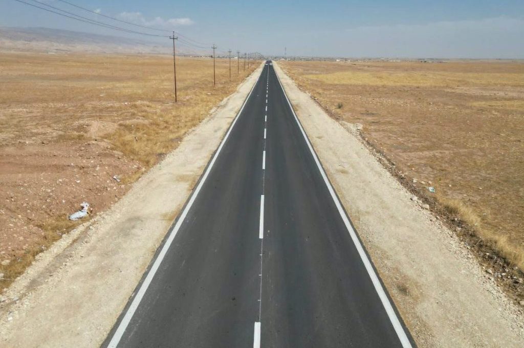 دائرة الطرق والجسور تعلن إنجاز مشروع تأهيل وصيانة طريق سنجار – أم جريص في محافظة نينوى