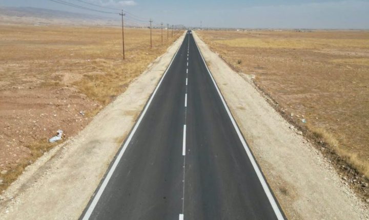 دائرة الطرق والجسور تعلن إنجاز مشروع تأهيل وصيانة طريق سنجار – أم جريص في محافظة نينوى