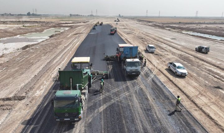 دائرة الطرق والجسور: تقدم مراحل العمل في مشروع انشاء الطرق الحولية والرابطة لمدينة علي الوردي جنوب بغداد